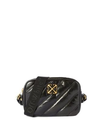 Off-white Gesteppte Kameratasche in gebrochenem Wei&szlig; S