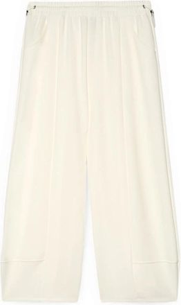 Fiorella Rubino Straight Broeken - Dames - Wijde Broeken - Wit - M/L - Broeken