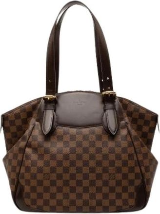 Louis Vuitton Pre-owned Verona MM - Dames - Vintage Schoudertas - Bruin - ONE Size - Leer - Vintage