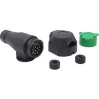 OEM Adecuado Para El Conector De Remolque Impermeable Macho De 13 Pines Lntyq, Conector De Gancho De 13 Pines Y 12 V, Adecuado Para Portabicicletas, Camio