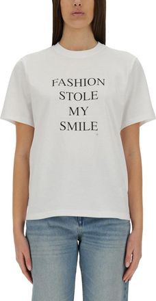 Victoria Beckham T-Shirt With Print-Donna