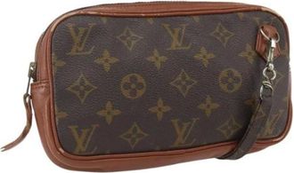 Louis Vuitton Pre-owned Clutches, female, Brown, Size: ONE SIZE Pre-owned Vintage Clutch