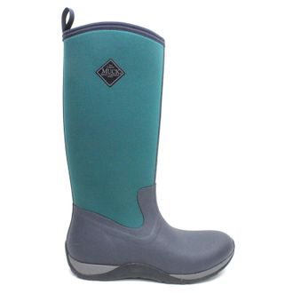 The Original Muck Boot Company Arctic Adventure Textile Synthetic Womens Knee High Boots - Navy Spruce - Size:UK 8