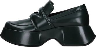 Vic Mati&eacute; Leren Moccasins - Dames - Loafers - Groen - 40 EU - Leer - Schoenen