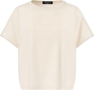 Fabiana Filippi Off White Round Neck T-Shirt