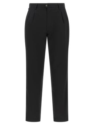 Incotex Black Polyester Dress Mens Pants