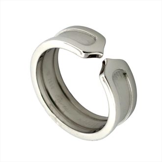 Cartier White Gold White Gold (18K) Band Ring (Pre-Owned)