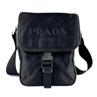 Prada Pre-owned Vintage Shoulder Bag - unisex - Prada Vintage - Vintage Cross Body Bags - Black - ONE SIZE - Pre-owned