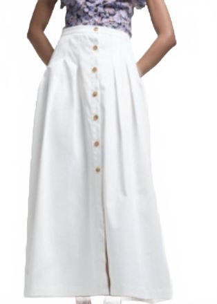 Kika Vargas Rebecca Skirt In White