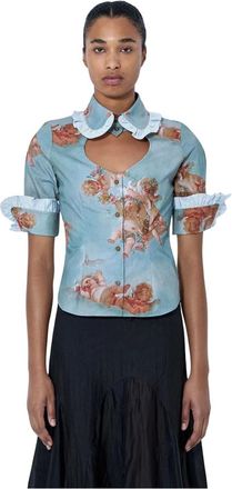 Vivienne Westwood Overhemden, Dames, Blauw, L, Shirts