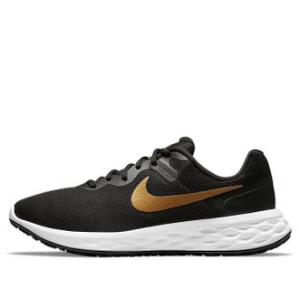 Nike Revolution 6 Black Metallic Gold DC3728-002
