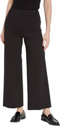 Lyss&eacute; Womens Erin Wide Leg Denim Pants In Black