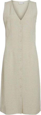 Vila Halflange jurk zonder mouwen