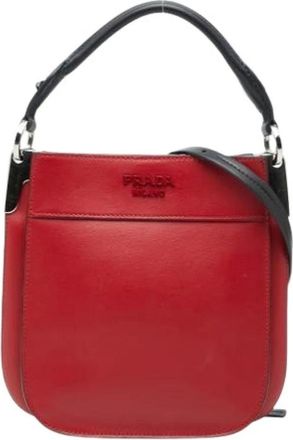 Prada Pre-owned Shoulder Bags, female, Red, Size: ONE SIZE Pre-owned Vintage Shoulder Bag