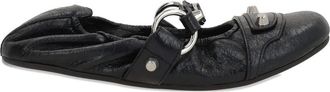 Balenciaga Leather Ballerina Shoes