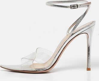 Gianvito Rossi Transparent Leather And Pvc Plexi Stark Sandals