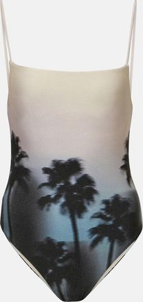 SIMKHAI Elenora printed swimsuit