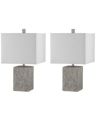 Safavieh Set Of 2 Jaxon Ceramic Table Lamps