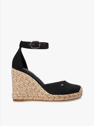 Tommy Hilfiger Alpargatas de lona con cu&ntilde;a alta