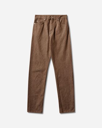 Maison Margiela Men s Cotton Canvas Jeans Brown
