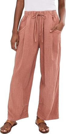 Free People Chambers Laid Back Pull-On Womens Clothing Canyon Sunset : MD (Womens 8-10) 29, Cotton