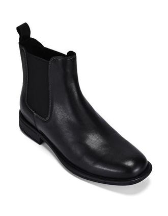 OLD TREND Classic Genuine Leather Versatile Everyday Chelsea Boot in Black at Nordstrom, Size 7.5