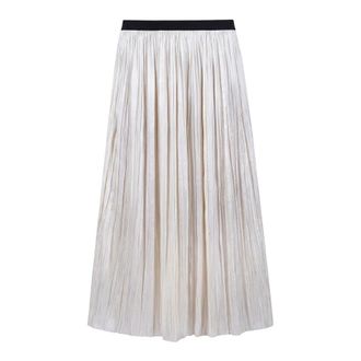 Jucca Midi Skirt - female - Jucca - Midi Skirts - Beige - 2XS - Skirts