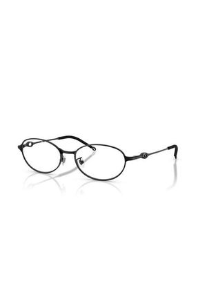 Diesel 53mm Oval optical glasses in Black at Nordstrom