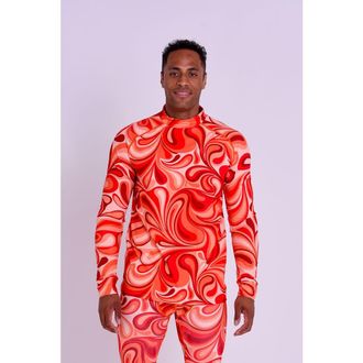 OOSC Baselayer Top - Shagadelic Baby! Mens in Multi-Colour at Nordstrom, Size Medium