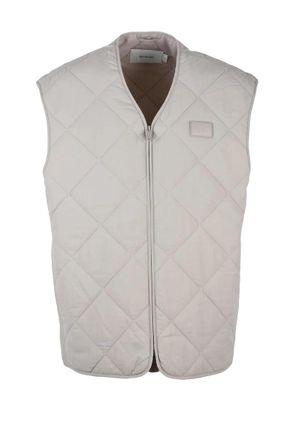 Calvin Klein Jeans Beige Polyamide Men Zip Vest