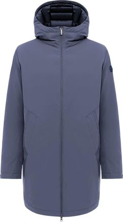 Colmar Lange waterdichte donsjas - Heren - Sport - Blauw - Maat: 3XL