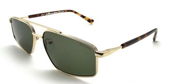 Saraghina BART 396GE Mens Sunglasses Gold Size 58