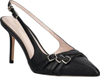 Guess Sling Back Buckle S - Dames - Pumps - Zwart - 40 EU - Leer - Schoenen