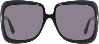 Tom Ford Lorelai Dark Grey Sport Ladies Sunglasses FT1156 01A 59