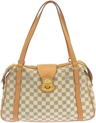 Louis Vuitton Pre-owned Damier Azur Schoudertas - Dames - Vintage Schoudertas - Beige - ONE Size - Vintage