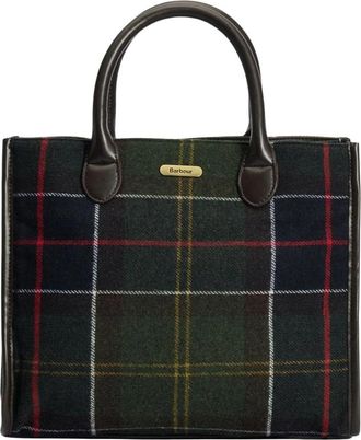 Barbour Barrhill Tartan Tote Bag - Dames - Shoppers - Veelkleurig - ONE Size - Wol - Tassen