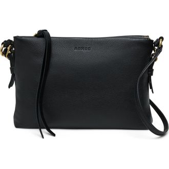 Aim&eacute;e Gramercy Leather Crossbody Bag in Black at Nordstrom