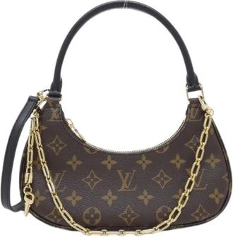 Louis Vuitton Pre-owned Monogram Shoulder Bag - Dames - Vintage Schoudertas - Bruin - ONE Size - Vintage