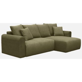 Sweeek Divano letto reversibile 3 posti velluto a coste