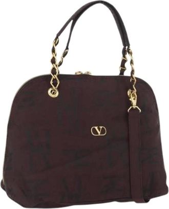 Valentino Pre-owned Shoulder Bags, female, Red, Size: ONE SIZE Pre-owned Vintage Hand Bag