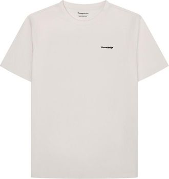 Knowledge Cotton Apparel Regenerative Organic Cotton Back Print T-Shirt II T-Shirt f&uuml;r Herren | wei&szlig;