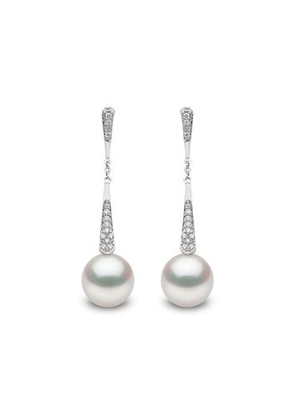 Yoko London Orecchini pendenti Trend in oro 18kt con diamanti - Argento