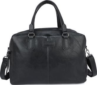 Generic Womens Classic Business Tote with Detachable Strap Stylish Laptop Handbag ZL-2415 (Black)