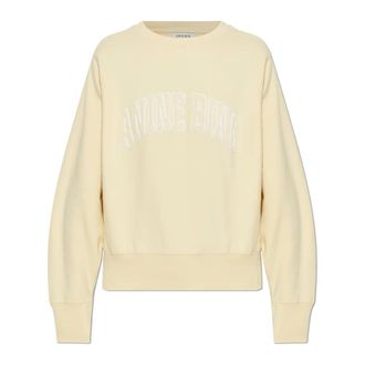 Anine Bing Sweatshirts, female, Yellow, Size: XS Harry Shrunken Sweatshirt