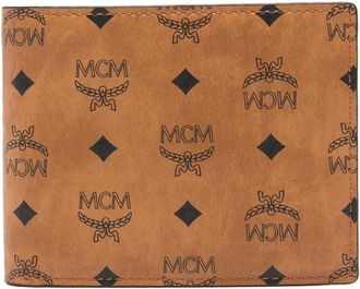 MCM Wallets Marrone, Nero-Donna