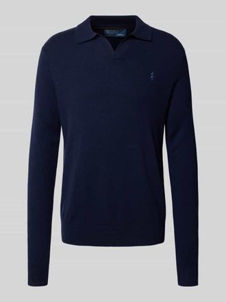 Polo Ralph Lauren Pullover aus Merinowolle in Marine, Gr&ouml;&szlig;e XXL