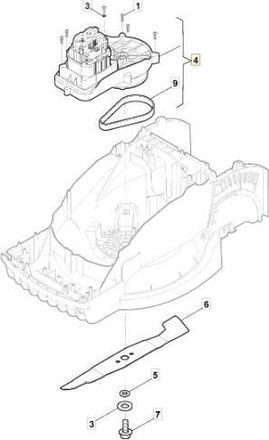 STIGA Sports Motor El&eacute;ctrico 1400w Para El 340 Original Stiga - 118563698/2