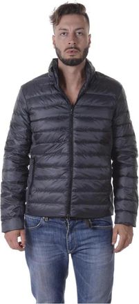 Emporio Armani Bomberjack - Heren - Gewatteerde jassen - Grijs - XL - Polyester - Jassen