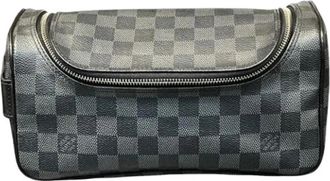 Louis Vuitton Pre-owned Damier Graphite Pouch - Heren - Vintage Tassen - Grijs - ONE Size - Vintage