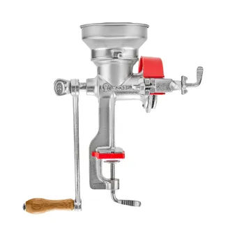 Victoria Victoria 30018 Molino Cereales Manual Hierro Fundido Para Moler Caf&eacute;, Ma&iacute;z, Semillas, Grosor Ajustable Cromado